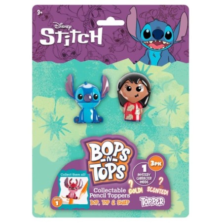 Blister 3 Toppers 3D Stitch Disney