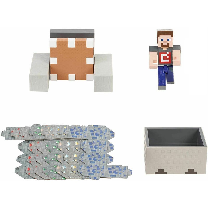 Figura Steve Vagoneta Explosiva Minecraft