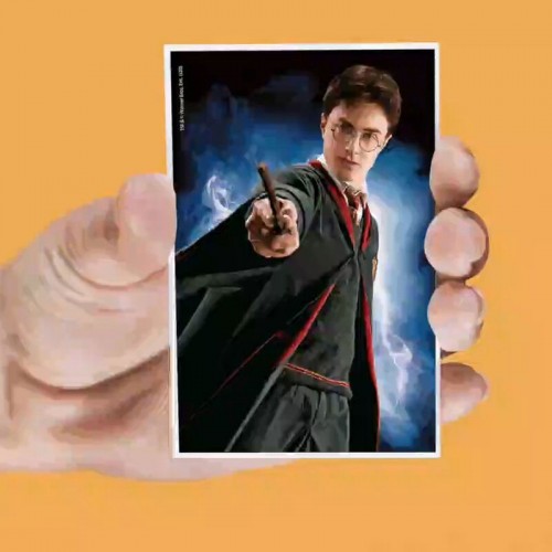 Set 4 imanes lenticulares Harry Potter surtido