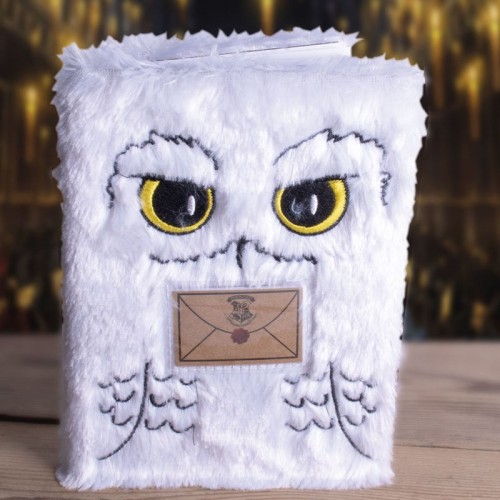 Cuaderno peluche A5 Hedwig Harry Potter