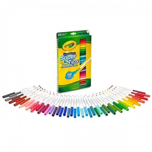 Blister 50 rotuladores Crayola Super Tips