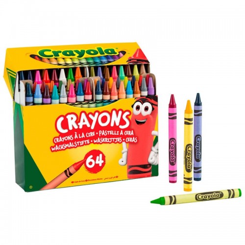 Blister 64 Ceras Crayola