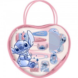 Bolso corazon accesorios pelo Stitch Disney