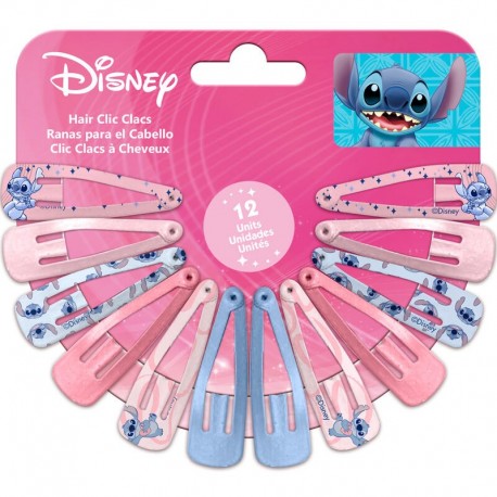 Set 12 clips pelo Stitch Disney