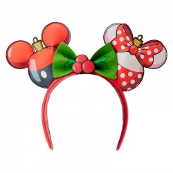 Diadema Orejas Navidad Mickey & Minnie Disney Loungefly