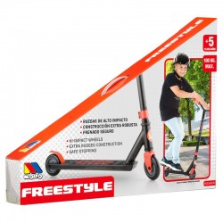 Patinete Deluxe Free Style rojo