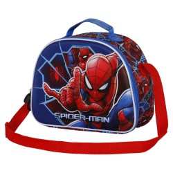 Bolsa portameriendas 3D Brave Spiderman Marvel