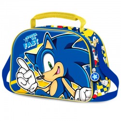 Bolsa portameriendas 3D Step Sonic The Hedgehog