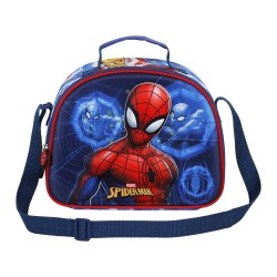 Bolsa portameriendas 3D Powerful Spiderman Marvel