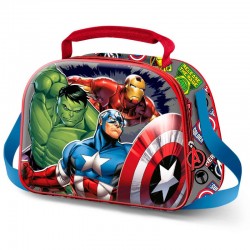 Bolsa portameriendas 3D Invencible Los Vengadores Avengers Marvel
