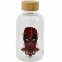 Botella cristal Deadpool Marvel 620ml