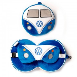 Almohada viaje antifaz Caravana Volkswagen VW T1 Camper Azul Resteazzz