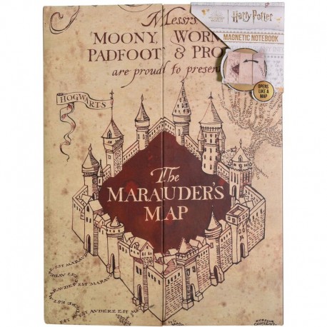 Cuaderno A5 Marauders Map Harry Potter