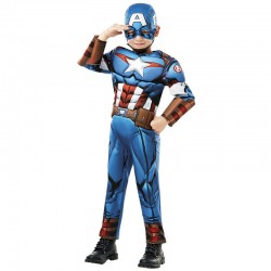 Disfraz Capitan America Deluxe Vengadores Avengers Marvel infantil