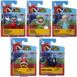 Pack 8 figuras serie 35 Super Mario Bros 6cm surtido