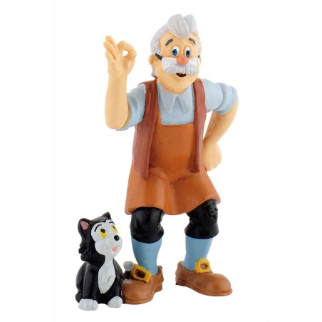 Figura Gepetto Pinocho Disney 7cm