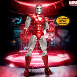 Figura Iron Man Silver Centurion Edition Marvel 16cm