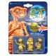 Bliter 3 minifiguras E.T. El Extraterrestre Collector Set Golden Edition 5cm