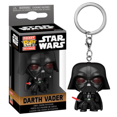 Llavero Pocket POP Star Wars Obi-Wan Darth Vader