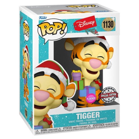 Figura POP Disney Holiday Tigger Flocked Exclusive