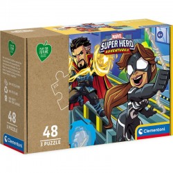 Puzzle Super Heroes Marvel 3x48pzs