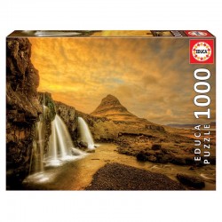 Puzzle Cascada Kirkjufellsfoss Islandia 1000pzs