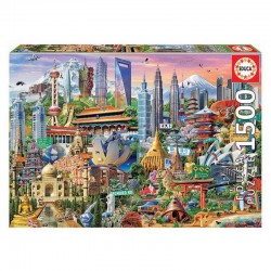 Puzzle Simbolos de Asia 1500pzs