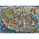 Puzzle Mapa Nueva York City Maps 500pzs
