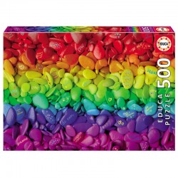 Puzzle Piedras de colores 500pzs