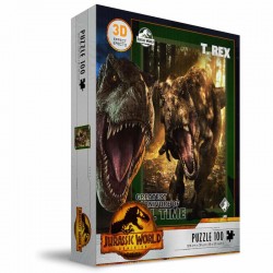 Puzzle 3D T-Rex Jurassic World 100pzs