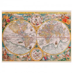 Puzzle Mapamundi Historico 1000pzs