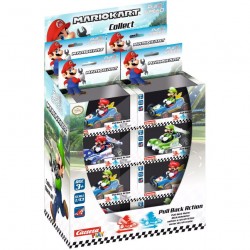 Expositor 24 Coches Pull Speed Special Mario Kart surtido