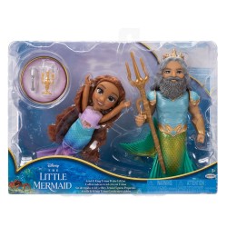 Muñeca Ariel + Triton La Sirenita Disney 15cm