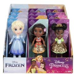 Mini Muñeca Princesas Disney 8cm surtido