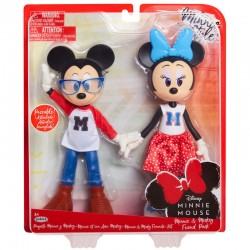 Blister 2 muñecas Minnie and Mickey Mouse 24cm