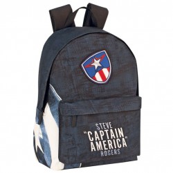 Mochila Soldier Capitan America Marvel adaptable 42cm