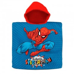 Poncho toalla Spiderman Marvel algodon