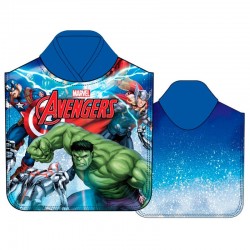 Poncho toalla Los Vengadores Avengers Marvel microfibra