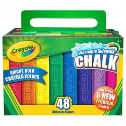 Caja 48 Tizas de Suelo Lavables Crayola