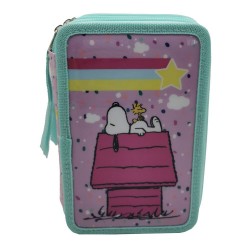 Plumier Snoopy Pig triple completo