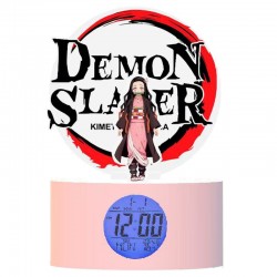 Despertador figura Nezuko Kamado Demon Slayer Kimetsu no Yaiba 22cm