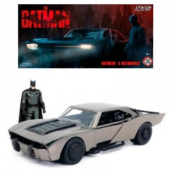 Vehiculo Batmobile + figura Batman metal Batman DC Comics 1:24