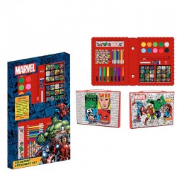 Set papeleria coloreable Marvel