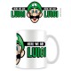 Taza Here We Go Luigi Super Mario Nintendo