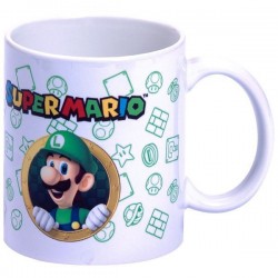 Hucha + taza Luigi Super Mario Bros Nintendo
