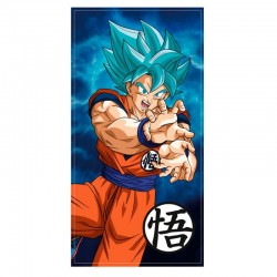 Toalla Goku Super Saiyan Blue Dragon Ball Super microfibra