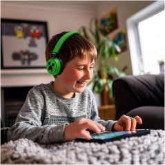 Auriculares infantiles Minecraft