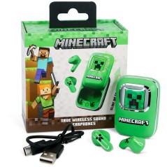 Auriculares inalambricos Minecraft