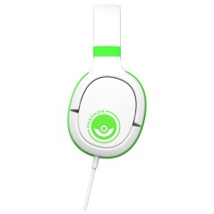 Auriculares gaming Pokeball White and Green Pokemon