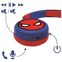 Auriculares inalambricos Bluetooth Spiderman Marvel